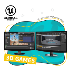 Unreal Engine 4. Игровой движок - КИБЕРшкола программирования для детей, компьютерные курсы для школьников, начинающих и подростков - KIBERone г. Сибай