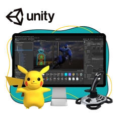 Мир игр на Unity 2D на популярном движке + AI-помощники - КИБЕРшкола программирования для детей, компьютерные курсы для школьников, начинающих и подростков - KIBERone г. Сибай