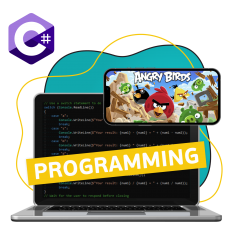 Программирование на C#. Удивительный мир 2D-игр - КИБЕРшкола программирования для детей, компьютерные курсы для школьников, начинающих и подростков - KIBERone г. Сибай